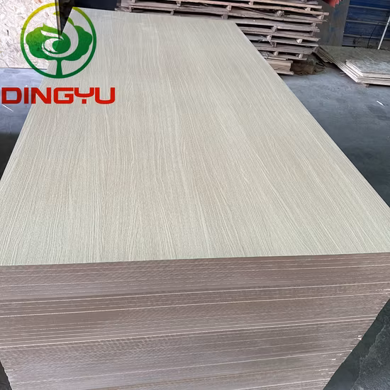 18mm Moisture Proof Wood Grain Surface Melamine Coated Plywood / MDF