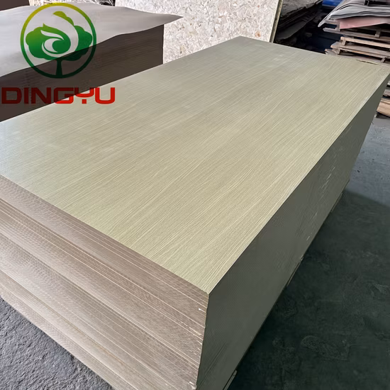 18mm Moisture Proof Wood Grain Surface Melamine Coated Plywood / MDF