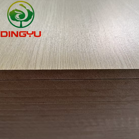 18mm Moisture Proof Wood Grain Surface Melamine Coated Plywood / MDF