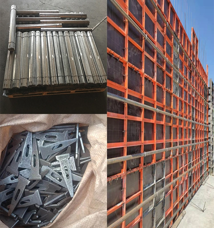 Concrete Formwork Steel-Ply F Profile Steel Bar 600X1200mm 600X1800mm Euro Form